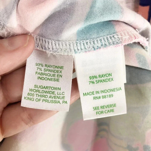 Lilly Pulitzer Vero Tunic Top Multi Exotic Garden Print Women's Size XS - Picture 6 of 7